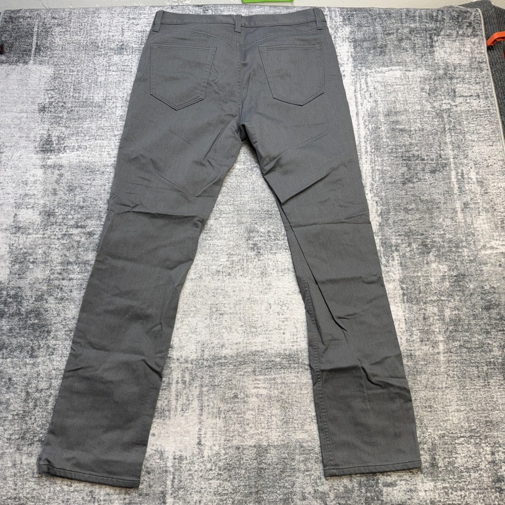 Banana Republic Traveler Jeans Mens 34x32 Slim Fit Gray 5 Pocket Stretch Pants - Picture 5 of 10